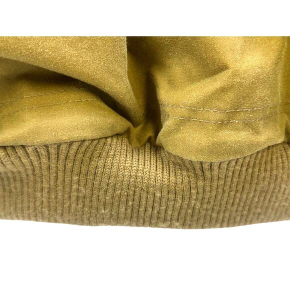 C. C. Filson Mens 'Dark Tan' Waxed Tin Cloth Wool Lined Bomber Jacket Size L-USA - Picture 7 of 15